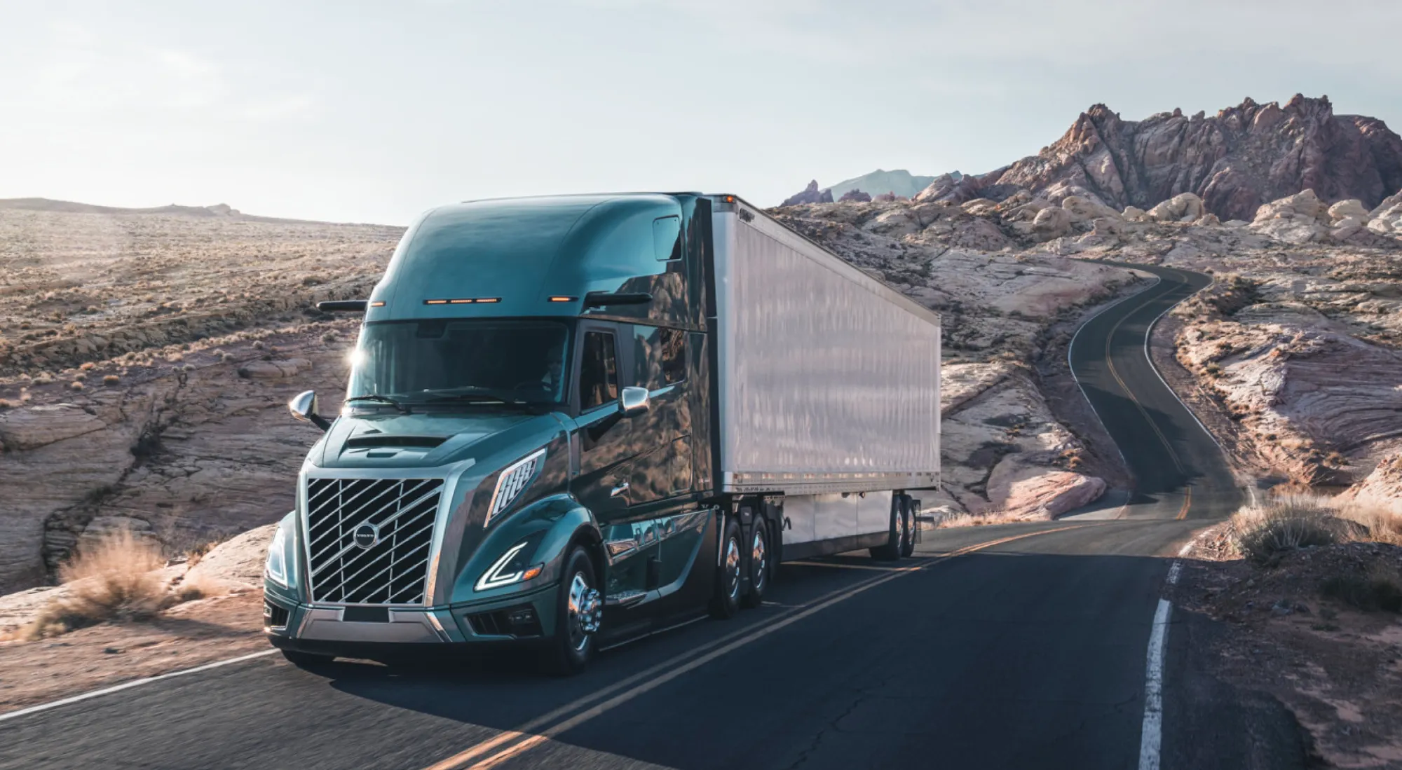 Dry van freight hauling